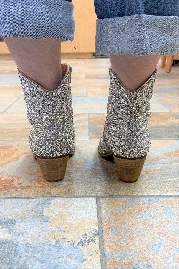 Corkys | Shine Bright Rhinestone Ankle Boot | All That Glitters