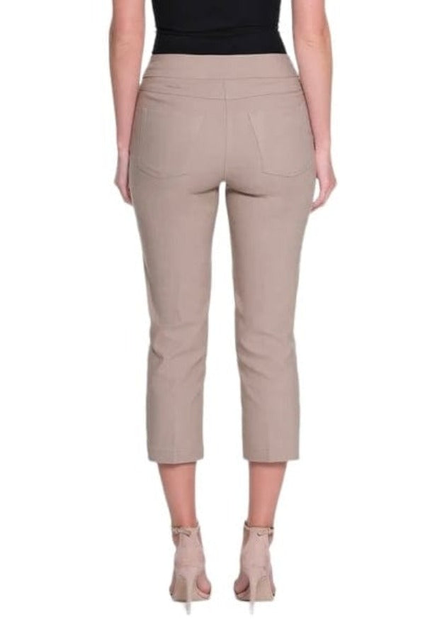 Jeans Slimsations V-Cut Ladder Cropped Pant In Stone Slimsations