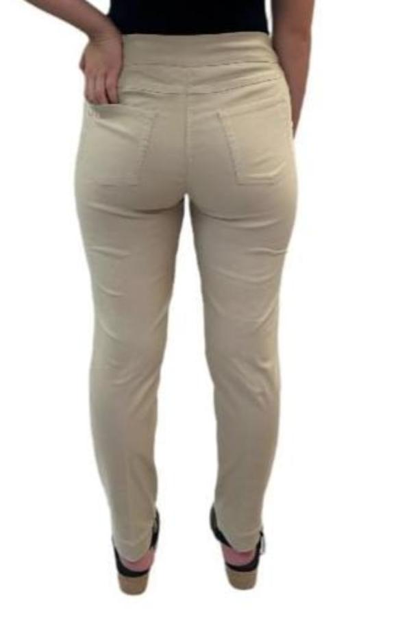 Pants Slimsations Pull On Ankle Pant In Khaki Slimsations