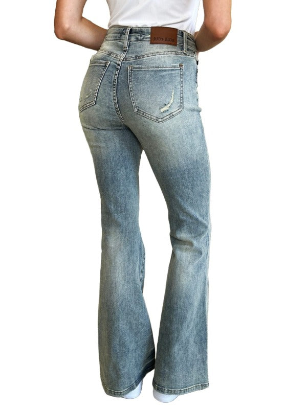Jeans Judy Blue Full Size High Waist Flare Jeans Trendsi