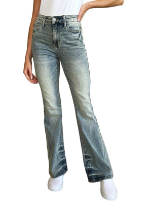 Jeans Judy Blue Full Size High Waist Flare Jeans Medium / 0/24 Trendsi
